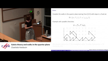 Galois theory and walks in the quarter plane