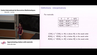Approximating clutters with matroids