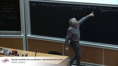Special manifolds, the core fibration, rational and entire curves
