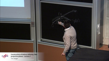 Construction of lattices defining fake projective planes - Lecture 7