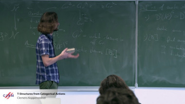 $T$-structures from categorical actions