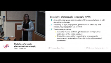Modelling of errors in photoacoustic tomography