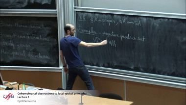 Cohomological obstructions to local-global principles - lecture 1