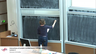Interactions of analytic number theory and geometry - lecture 3