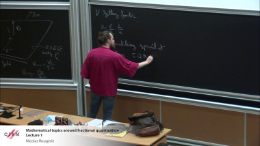 Mathematical topics around fractional quantization - lecture 1