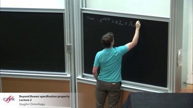 Beyond Bowen specification property - lecture 2