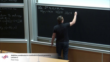Additive combinatorics methods in fractal geometry - lecture 2