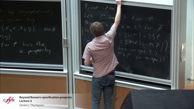 Beyond Bowen specification property - lecture 3