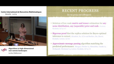 Algorithms in high-dimensional non-convex landscapes