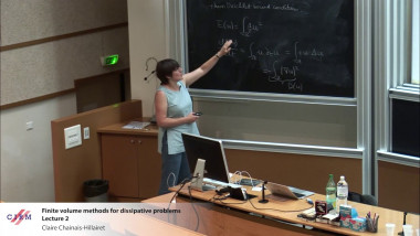 Finite volume methods, dissipative problems and long time behavior - Part 2 : Dissipative problems and long time behavior