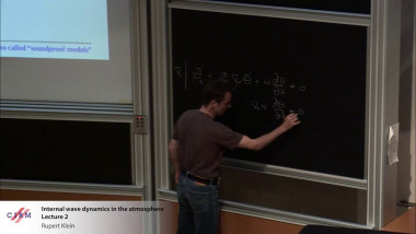 Internal wave dynamics in the atmosphere - Lecture 2