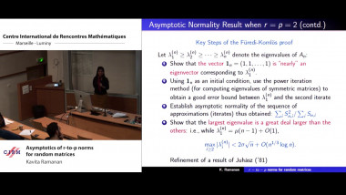 Asymptotics of r-to-p norms for random matrices