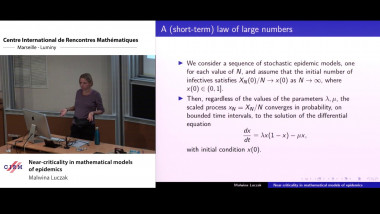 Near-criticality in mathematical models of epidemics