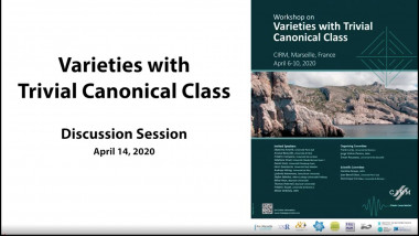 Varieties with Trivial Canonical Class: discussion session