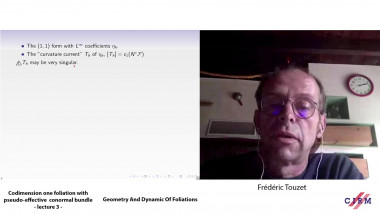 Codimension one foliation with pseudo-effective conormal bundle - lecture 3