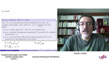Complete holomorphic vector fields and their singular points - lecture 1