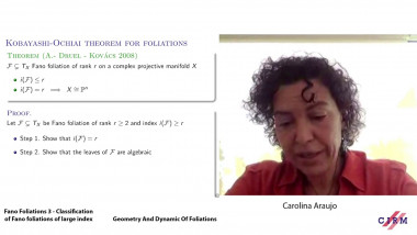 Fano foliations 3 - Classification of Fano foliations of large index - lecture 4