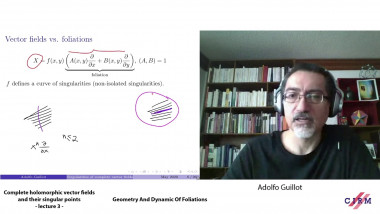 Complete holomorphic vector fields and their singular points - lecture 3