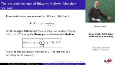 Quasi logistic distributions and Gaussian scale mixing
