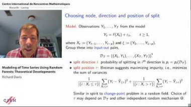 Modeling of time series using random forests: theoretical developments