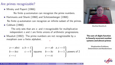 The sum-of-digits function in linearly recurrent number systems and almost primes