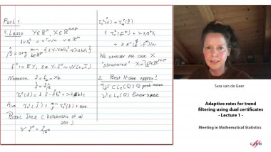 Adaptive rates for trend filtering using dual certificates - Lecture 1