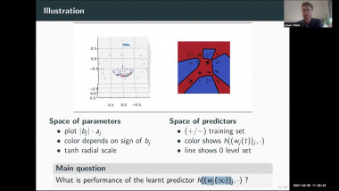 Analysis of Gradient Descent on Wide Two-Layer Neural Networks