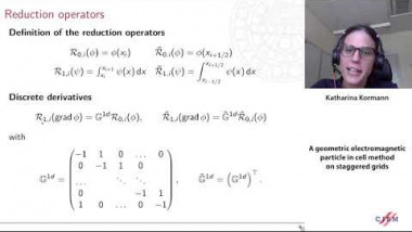 A geometric electromagnetic Particle in Cell method on staggered grids