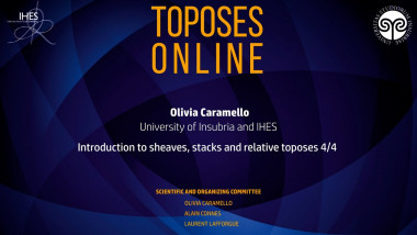4/4 Introduction to sheaves, stacks and relative toposes