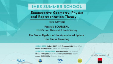 The Skein Algebra of the 4-punctured Sphere from Curve Counting