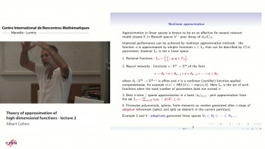 Theory of approximation of high-dimensional functions - lecture 2