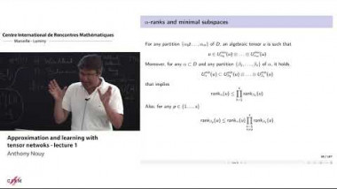 Approximation and learning with tree tensor networks - lecture 1
