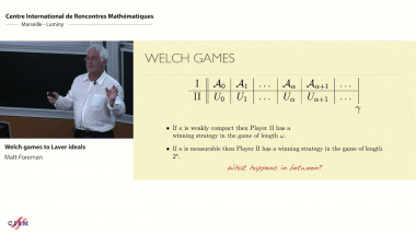 Welch games to Laver Ideals