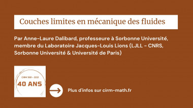 Couches limites en mécanique des fluides