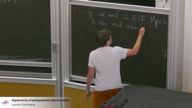 Algebraicity of polyquadratic plectic points