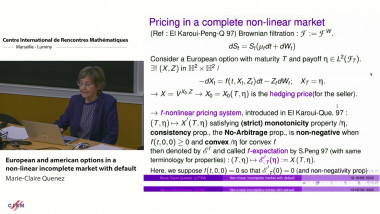 European and american options in a non-linear incomplete market with default