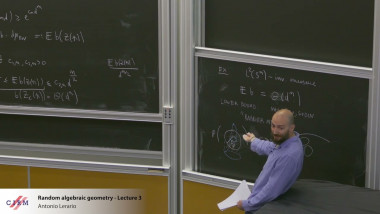 Random algebraic geometry - lecture 3