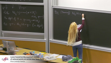 Lower bound on the maximal number of rational points on curves over finite fields