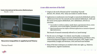 Recursive inequalities in applied proof theory