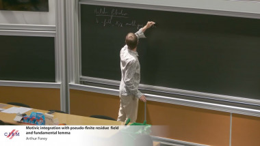 Motivic integration with pseudo-finite residue field and fundamental lemma