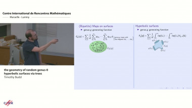 The geometry of random genus-0 hyperbolic surfaces via trees