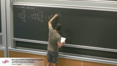 Non-perturbative topological recursion and Weil-Petersson volumes