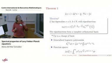 Spectral properties of Levy Fokker-Planck equations