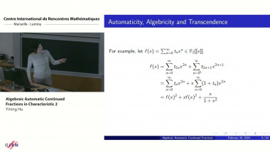 Algebraic automatic continued fractions in characteristic 2