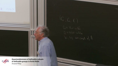Quasirandomness of definable subsets of definable groups in finite fields