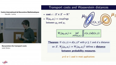 Barycenters for transport costs