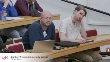 Quantum information and complexity - Lecture 3