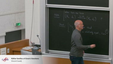 Kähler families of Green's functions