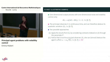 Principal-agent problems with volatility control