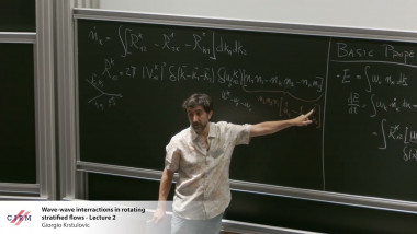 Wave-wave interactions in rotating stratified flows - lecture 2